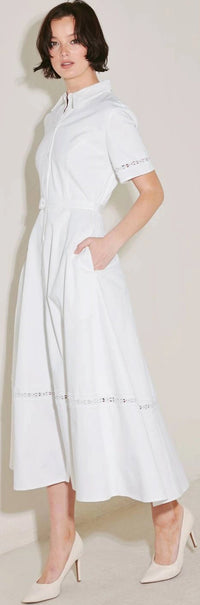 Chloe Flared Midi Dress