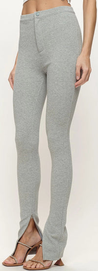 Jersey Split Hem Leggings