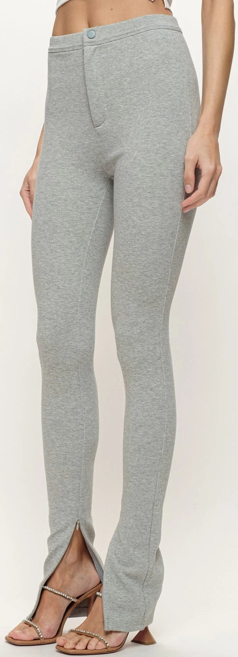 Jersey Split Hem Leggings