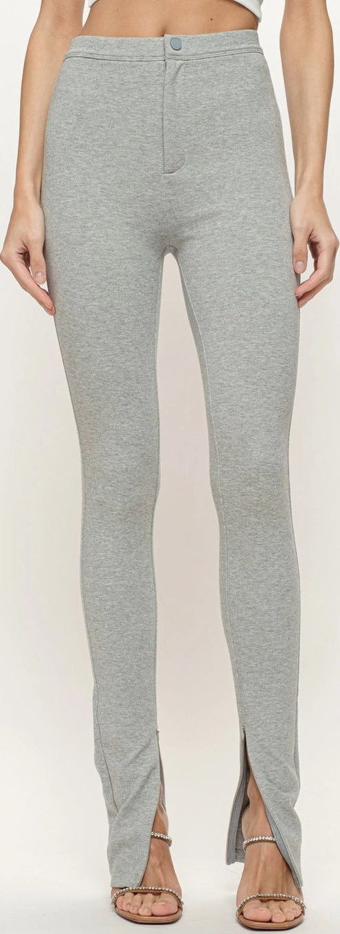 Jersey Split Hem Leggings