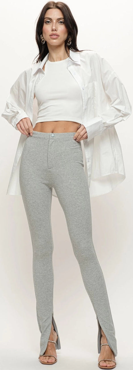 Jersey Split Hem Leggings