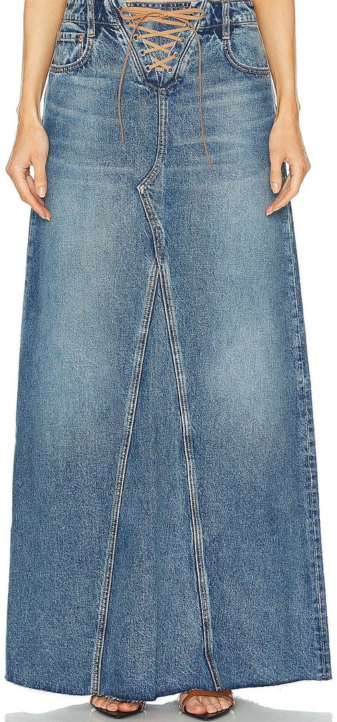 GRLFRND Laced Maxi Skirt (preloved)