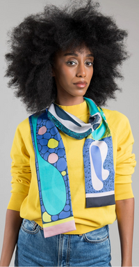 Radiant Dream Silk Neck Scarf