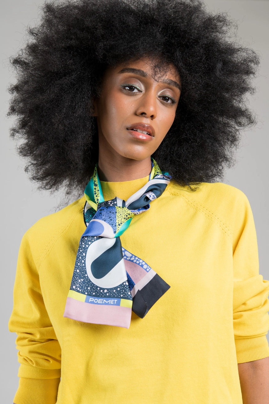 Radiant Dream Silk Neck Scarf