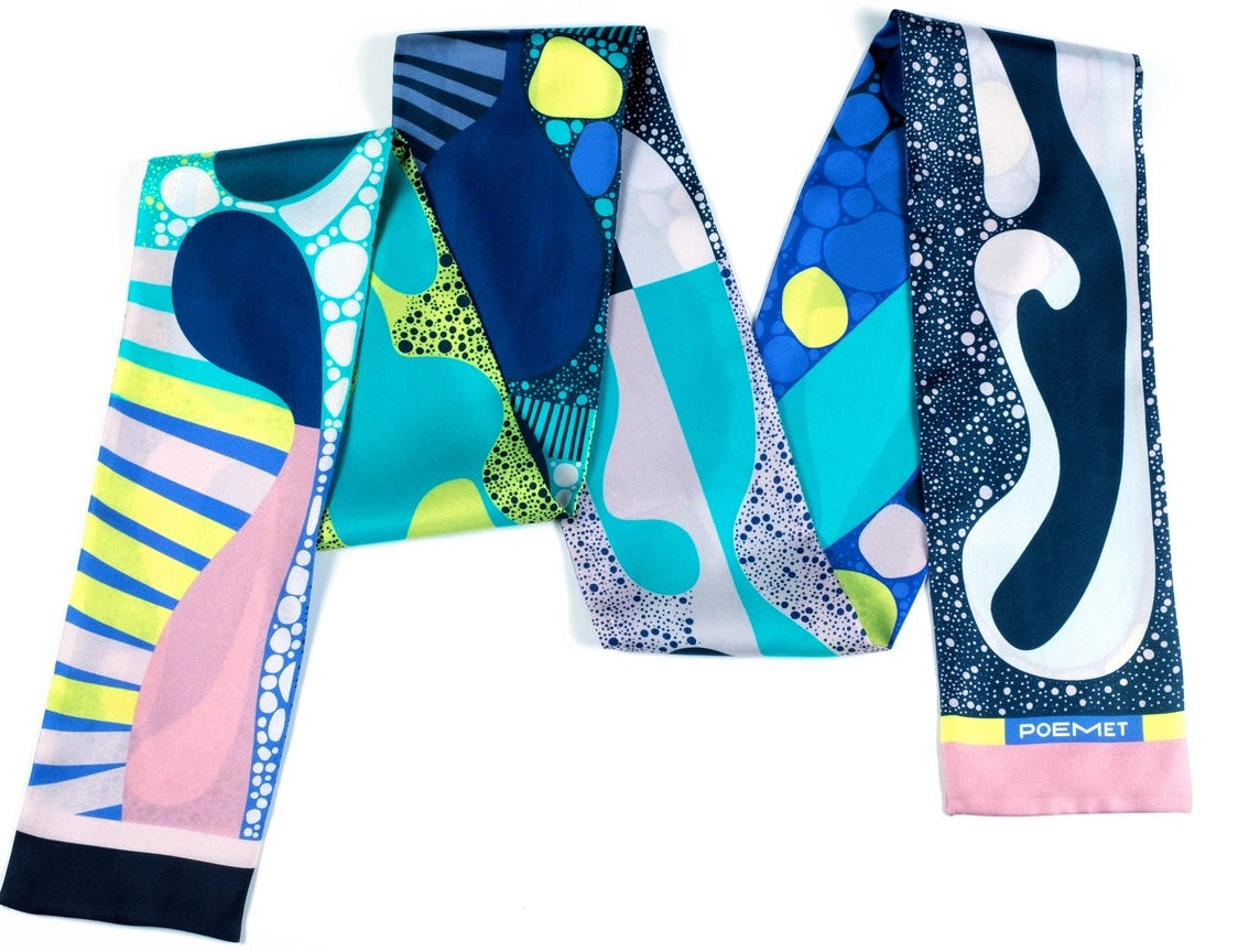 Radiant Dream Silk Neck Scarf