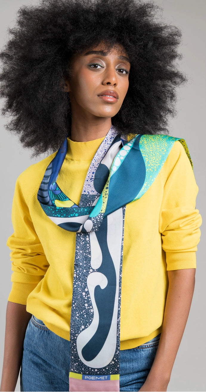 Radiant Dream Silk Neck Scarf