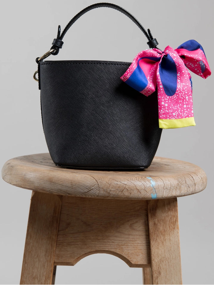 Wild Pink Silk Neck Scarf