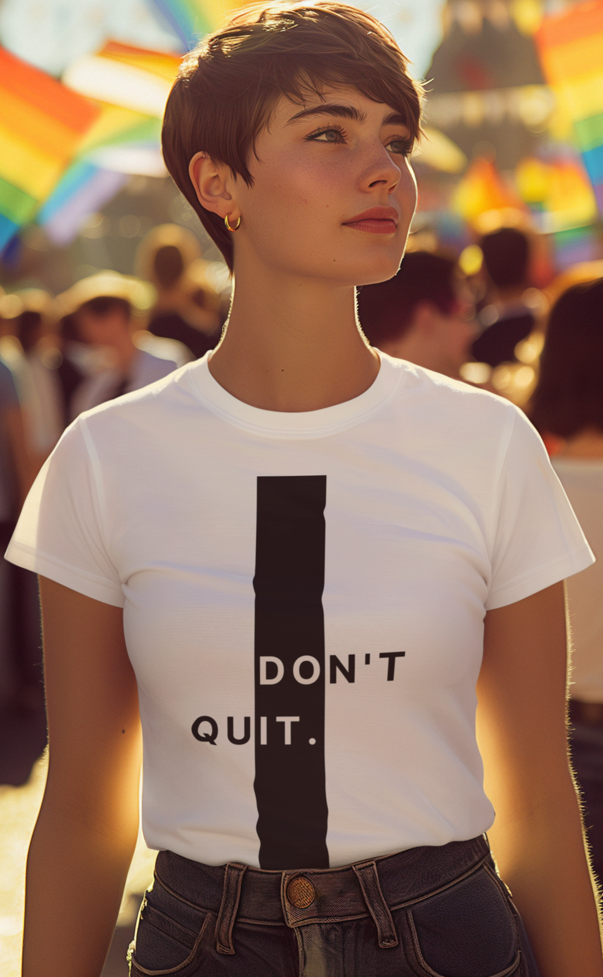 Don't Quit Tee -  BEVERLY BERG LLC 