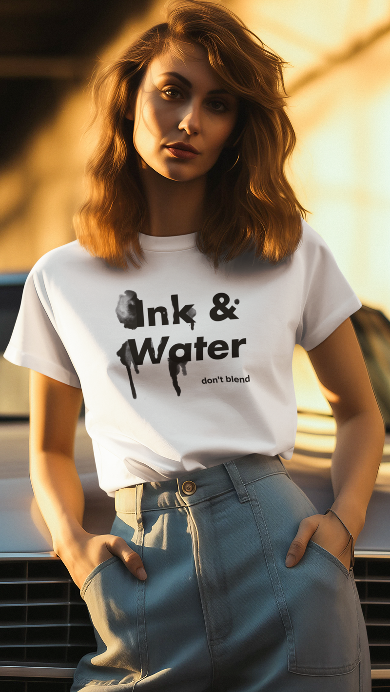 Ink & Water Fashion Tee -  BEVERLY BERG LLC 