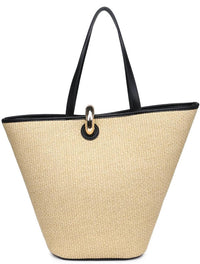 Raelynn Sculpted Woven Tote