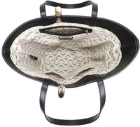 Raelynn Sculpted Woven Tote