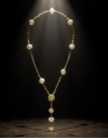 Baroque Pearl Station Necklace