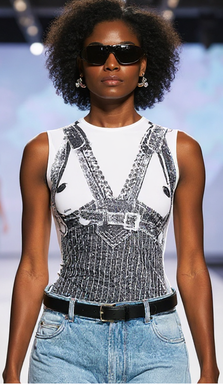 Jean Paul Gaultier Trompe Top (PreLoved)