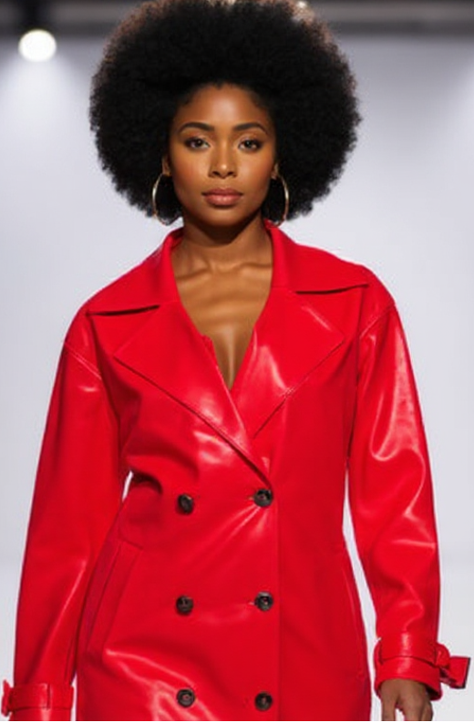 Ruby Trench Coat (preloved)