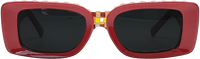 Ruby Red Checkerboard Sunshades