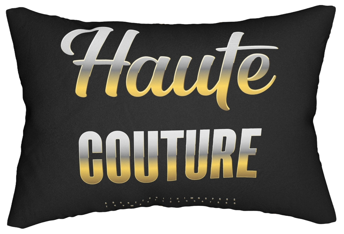 Haute Couture Motif Pillow