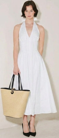 Beverly Chic Halter Dress